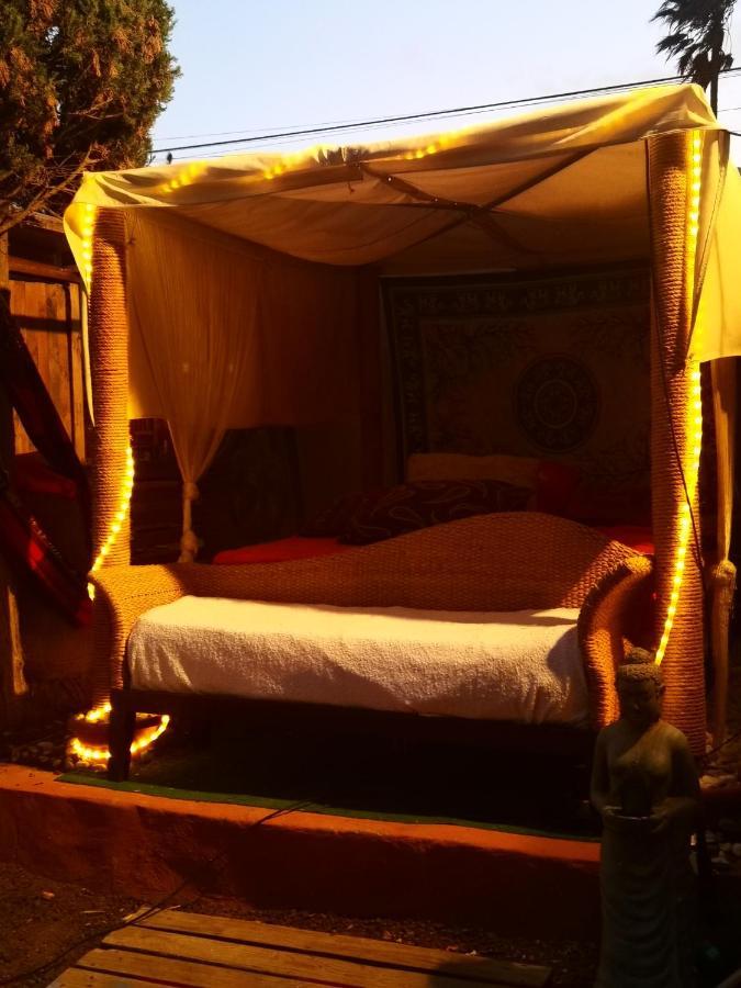 Flor De Loto Romantic Woodhouse Casita Camping Aguatona Extérieur photo